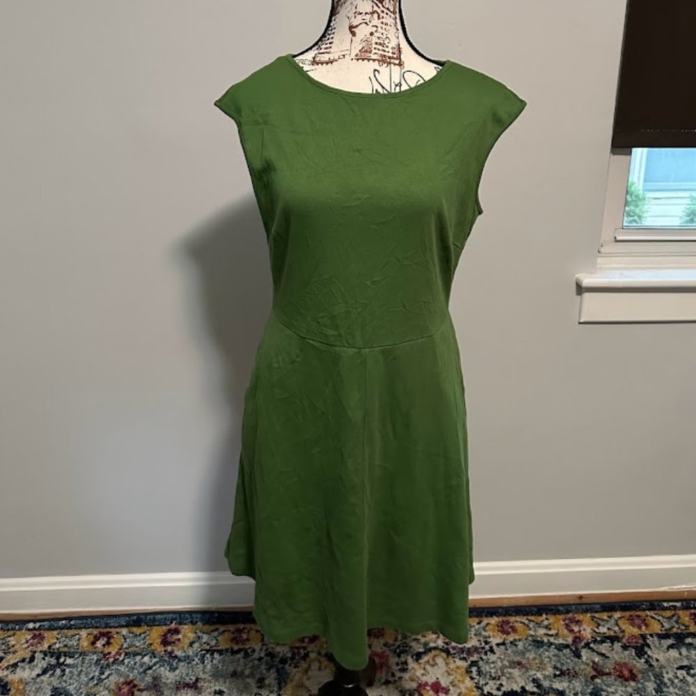 New York & Company Green Mini Green Dress - Size S